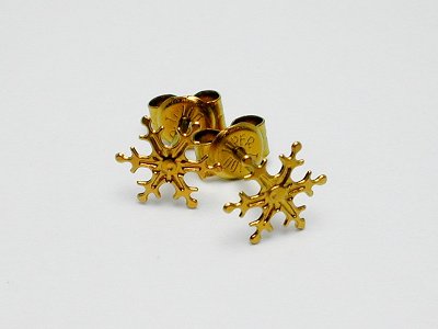 チタンピアス　ゆきＤ　チタンゴールドチタンピアス　ゆきＤ　チタンゴールド